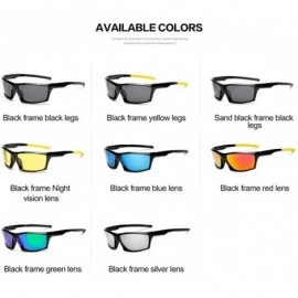 Goggle Men Polarized Goggles Sunglasses Rectangle Men Sport Outdoor Sunglass Mens Glasses UV400 Driving Glasses - CA199OIOGR4...