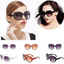 Round Sun Glasses Fashion Women Fashion Cat Eye Polarized Sports Sunglasses for Women - Brown - CH18SZM9QWH $8.89