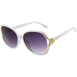 Oversized Oversized Sunglasses Polarized Protection - E - CO190HYTNRU $14.63