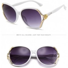 Oversized Oversized Sunglasses Polarized Protection - E - CO190HYTNRU $14.63