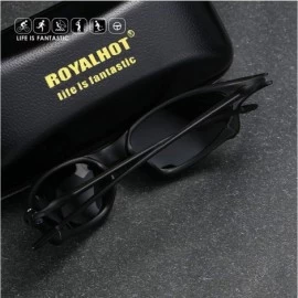 Sport Polarized Sport Sunglasses for Men Women Driving Fishing UV400 Protection PC Frame Shades For Womens - C7193HZWW00 $28.16