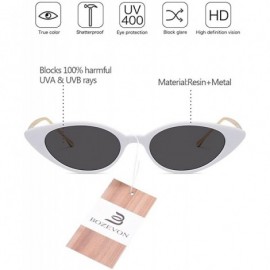 Oversized Womens Fashion Small-Frame Glasses Sunglasses Vintage Metal Frame UV400 - Style 02 - CQ18GUL365T $14.26
