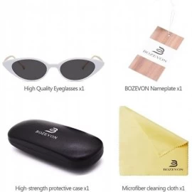 Oversized Womens Fashion Small-Frame Glasses Sunglasses Vintage Metal Frame UV400 - Style 02 - CQ18GUL365T $21.38