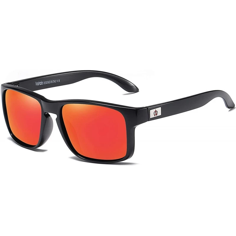 Goggle Polarized Sunglasses For Men Driving Fashion UV400 Cool Travel Sunglasses - CM18AL3YRG6 $12.97