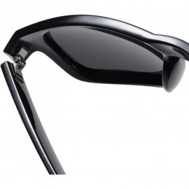 Goggle Polarized Sunglasses For Men Driving Fashion UV400 Cool Travel Sunglasses - CM18AL3YRG6 $25.93