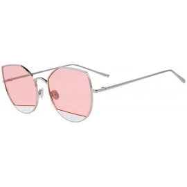 Cat Eye 2019 New Arrival Women Classic Brand Designer Cat Eye Sunglasses C01 Black - C05 Pink - CM18XHE70X8 $12.53