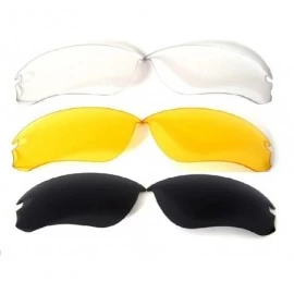 Sport Replacement lenses Flak Draft OO9364 Polarized Black/Yellow/Clear - C418RYHHKC4 $42.90