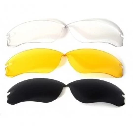 Sport Replacement lenses Flak Draft OO9364 Polarized Black/Yellow/Clear - C418RYHHKC4 $16.71