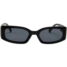 Goggle Unisex Lightweight Fashion Sunglasses Acetate Frame Mirrored Polarized Lens Glasses - Black - C218TEMRYD3 $11.34