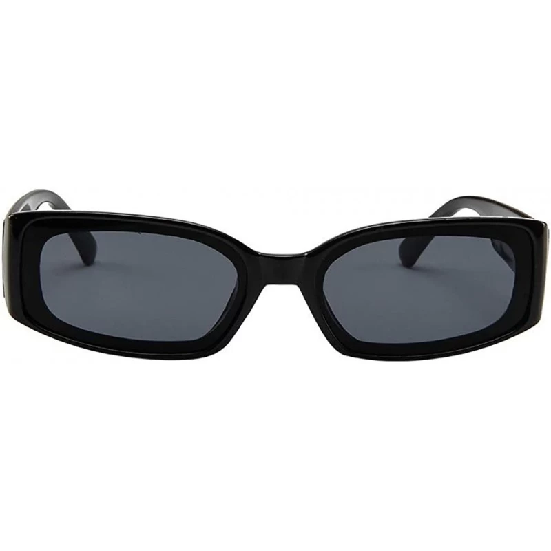 Goggle Unisex Lightweight Fashion Sunglasses Acetate Frame Mirrored Polarized Lens Glasses - Black - C218TEMRYD3 $18.49