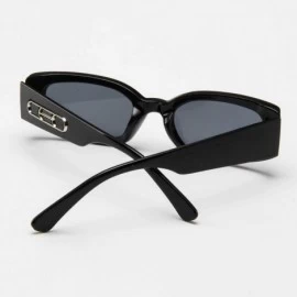 Goggle Unisex Lightweight Fashion Sunglasses Acetate Frame Mirrored Polarized Lens Glasses - Black - C218TEMRYD3 $18.49