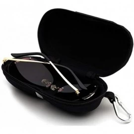 Oval Unisex Sunglasses UV Protection Outdoor Glare Color Sunglasses - Black-pink - CE18W4YIUA9 $29.54