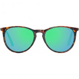 Sport Vintage Round Polarized Sunglasses for Women Sun Glasses Style Ladies Shades with case and cloth - CA18AIND7M3 $9.57