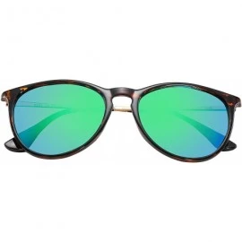 Sport Vintage Round Polarized Sunglasses for Women Sun Glasses Style Ladies Shades with case and cloth - CA18AIND7M3 $19.14