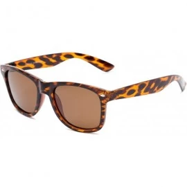 Wayfarer Sunglass Warehouse Drifter - Polarized Plastic Retro Square Men's & Women's Full Frame Sunglasses - CV12O6LD43T $15.75