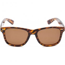 Wayfarer Sunglass Warehouse Drifter - Polarized Plastic Retro Square Men's & Women's Full Frame Sunglasses - CV12O6LD43T $28.82