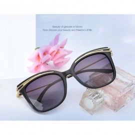 Wrap Womens Women's Liner SunglassesTwo-color ladies polarized sunglasses - Bright Black - CW1853EDU5N $44.51