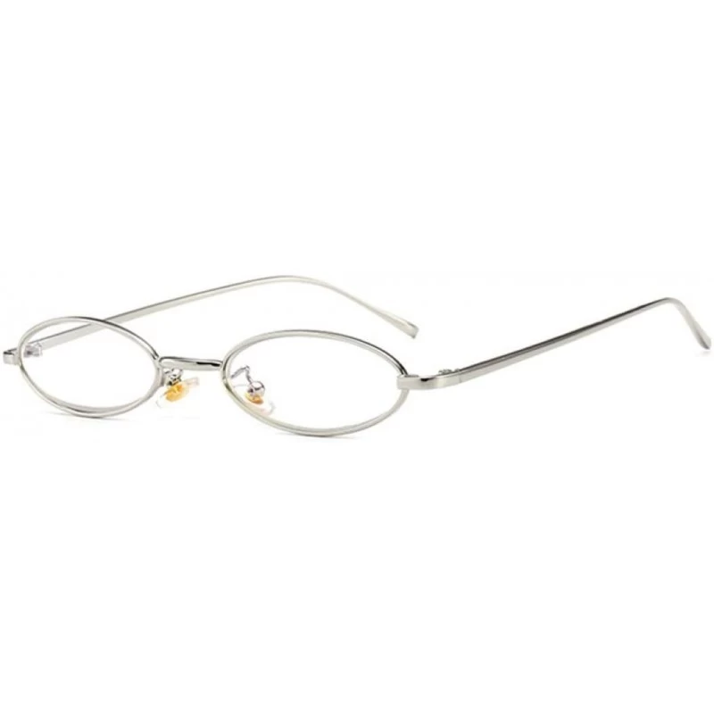 Oval Vintage Sunglasses Women Party Sun Glasses Small Oval Red Pink Eyeglasses - C05 - C518U46N4WM $14.52
