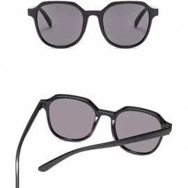 Goggle Luxury Women Polarized Sunglasses Retro Eyewear Oversized Goggles UV Protection Eyeglasses by 2DXuixsh - Black - CD196...