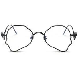 Oval Chic Women Brand Design Irregular Oval Transparent Party Sunglasses - Black&clear - CZ18LNQCX6K $24.79
