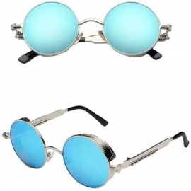 Rectangular Retro Style Mirrored Sunglasses for Men Women Sports Outdoor Glasses - Glasses Case included - E - C218X6IWULW $1...