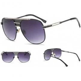 Square Fashion Sunglasses Square Durable Frame UV Protection HD Lenses Driving Cycling for Men - Grey - C018LN38QTG $32.35