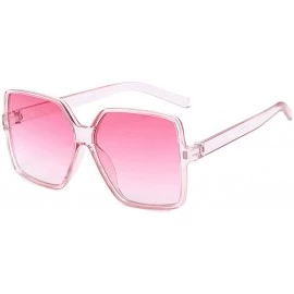 Rimless Women Fire Flame Sunglasses Rimless Wave Sun Glasses Novelty Eye Glasses Eyewear - Square-pink - CU198XKHT23 $17.64