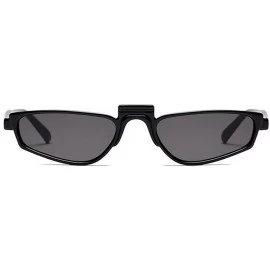 Square Unisex Retro Vintage eyewear Fashion Small Square Frame Mini Sunglasses - C1 - C718CG4M4O6 $15.92