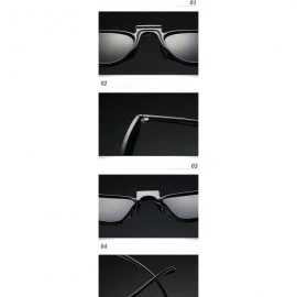 Square Unisex Retro Vintage eyewear Fashion Small Square Frame Mini Sunglasses - C1 - C718CG4M4O6 $15.92