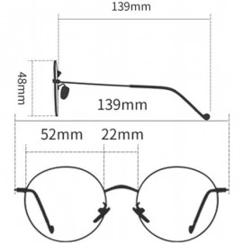 Round Fashion Anti-blue light Hiramitsu Myopia Glasses Retro Glasses - Tortoiseshell - CL1978LZW7D $23.87