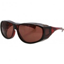 Goggle Unisex Blue Light Blocking Sunglasses HD Copper Driving Lenses - Medium Tortoise - CX12NTAYYT0 $29.04