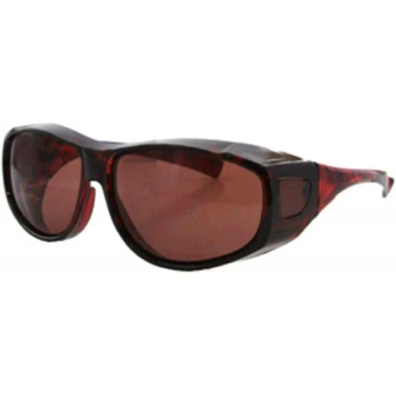 Goggle Unisex Blue Light Blocking Sunglasses HD Copper Driving Lenses - Medium Tortoise - CX12NTAYYT0 $12.25