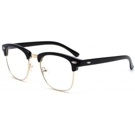 Rimless Semi Rimless Clear Lens Reading eyeglasses Classic Brand Design Frame - C51804ITG55 $8.74
