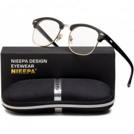 Rimless Semi Rimless Clear Lens Reading eyeglasses Classic Brand Design Frame - C51804ITG55 $8.74
