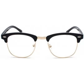 Rimless Semi Rimless Clear Lens Reading eyeglasses Classic Brand Design Frame - C51804ITG55 $8.74