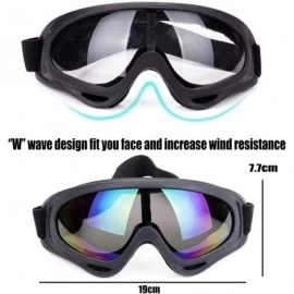 Goggle Snowboard Protection Windproof Motorcycle - Multicolor - CK18KR285GY $10.34