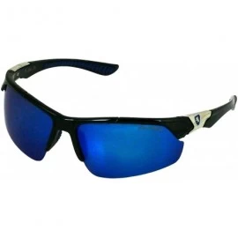 Wrap Men Polarized Premium Sport Sunglasses Baseball Cycling Fishing Wrap Around Driving Glasses - CK18UENYMEK $19.44