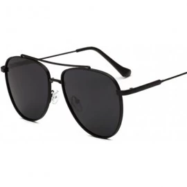 Square Square Polarized Driving Sunglasses Unisex - Black - C018EC7LS7Q $42.74