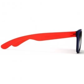 Sport Valencia Polarized Horned Rim Sunglasses with TR90 Unbreakable Construction - Blue - C212E0DZWNT $22.41