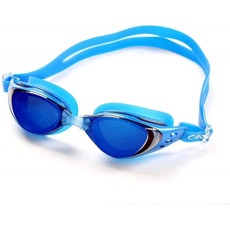 Goggle Youth Children Goggles Waterproof - Anti-Fog - Swimming Goggles - Blue - C718YYYW69A $25.30