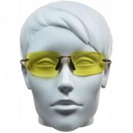 Wrap BIFOCAL Reading Sunglasses Yellow High Definition Smoke Brown Men Women - Yellow With Tortoise Shell Brown - CE127A2HXA5...