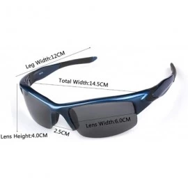 Sport Aero Sports Sunglasses with Case - Cycling Biking Running - Black - C018WAUQKZY $25.85