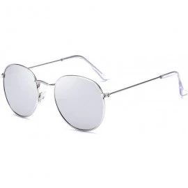 Oval Luxury Sunglasses Women/Men Brand Designer Glasses Lady Oval Sun Small Metal Frame Oculos De Sol Gafas - C18 - C3197A2X2...