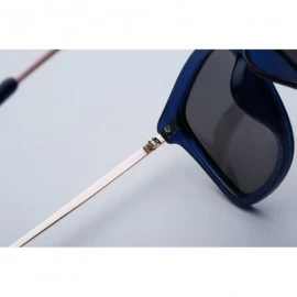 Goggle Women's Sunglasses UV Protection Polarized eye glasses Goggles UV400 - Blue/Gold - CO11WZESV6V $53.91