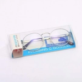 Goggle mirror practical goggles glasses package - Black Gold Frame Anti-blue Light - CE18WU3KT60 $64.21