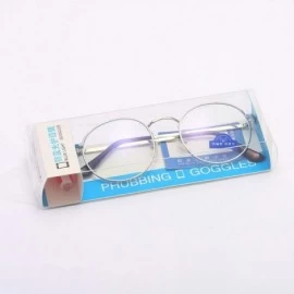 Goggle mirror practical goggles glasses package - Black Gold Frame Anti-blue Light - CE18WU3KT60 $39.38