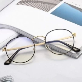 Goggle mirror practical goggles glasses package - Black Gold Frame Anti-blue Light - CE18WU3KT60 $64.21