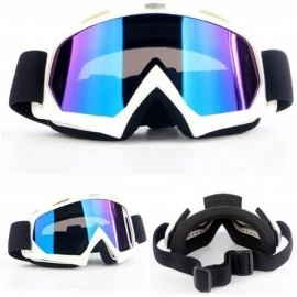 Goggle New Ski Snowboard Motorcycle Dustproof UV Protection Sunglasses Goggles Lens Frame Eye Glasses - D - C918SZHOOL5 $14.39
