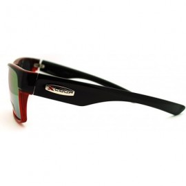 Sport Sports Sunglasses Rectangular Sporty Fashion - Red - CE11FVNV28H $11.06