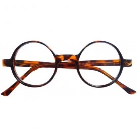 Round VINTAGE 50s 60s Style Round Frame Nerd Fashion Clear Lens Eye Glasses TORTOISE - CM110MSIU13 $11.95